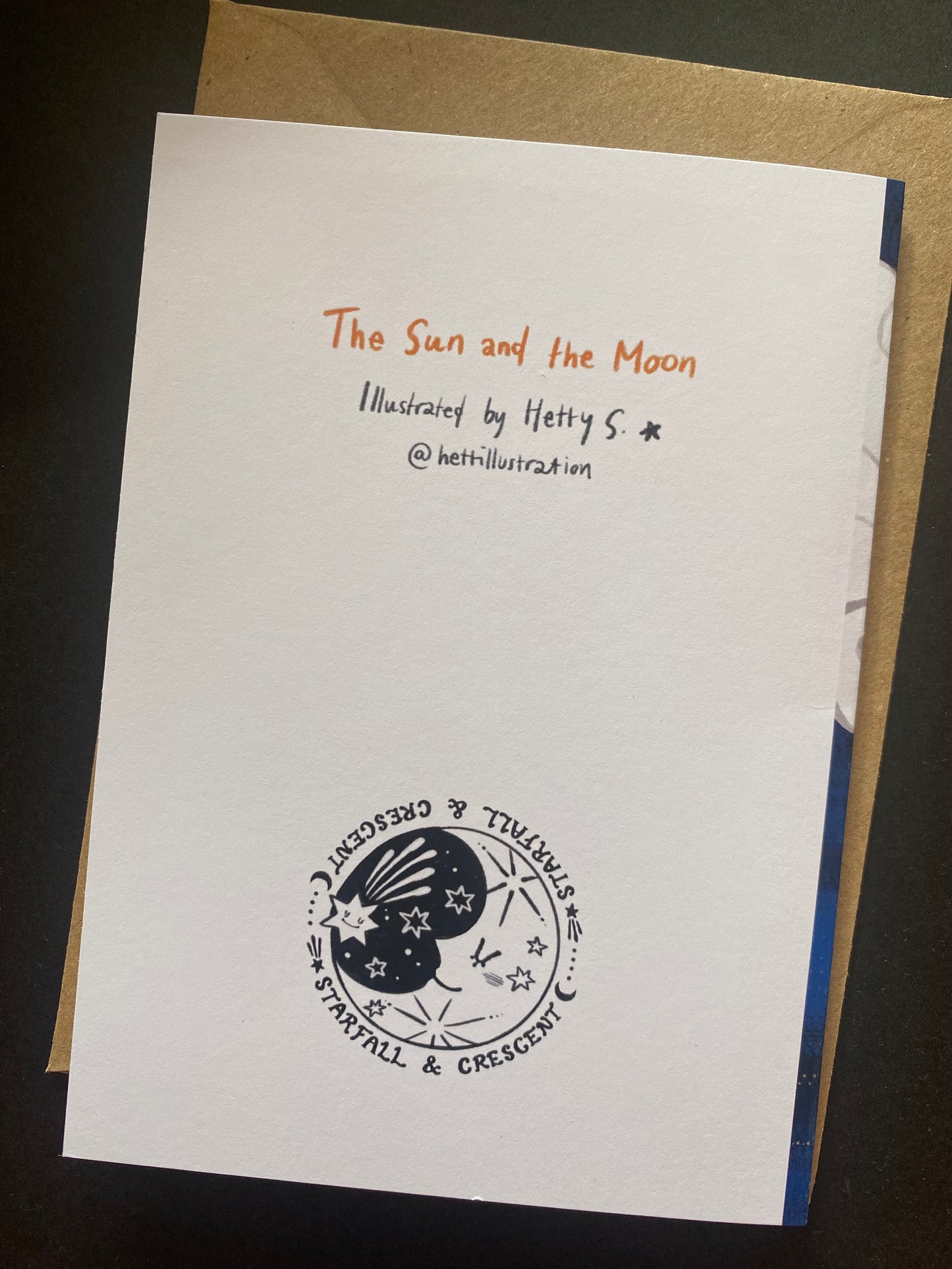 The Sun And The Moon | A6 Greeting Card