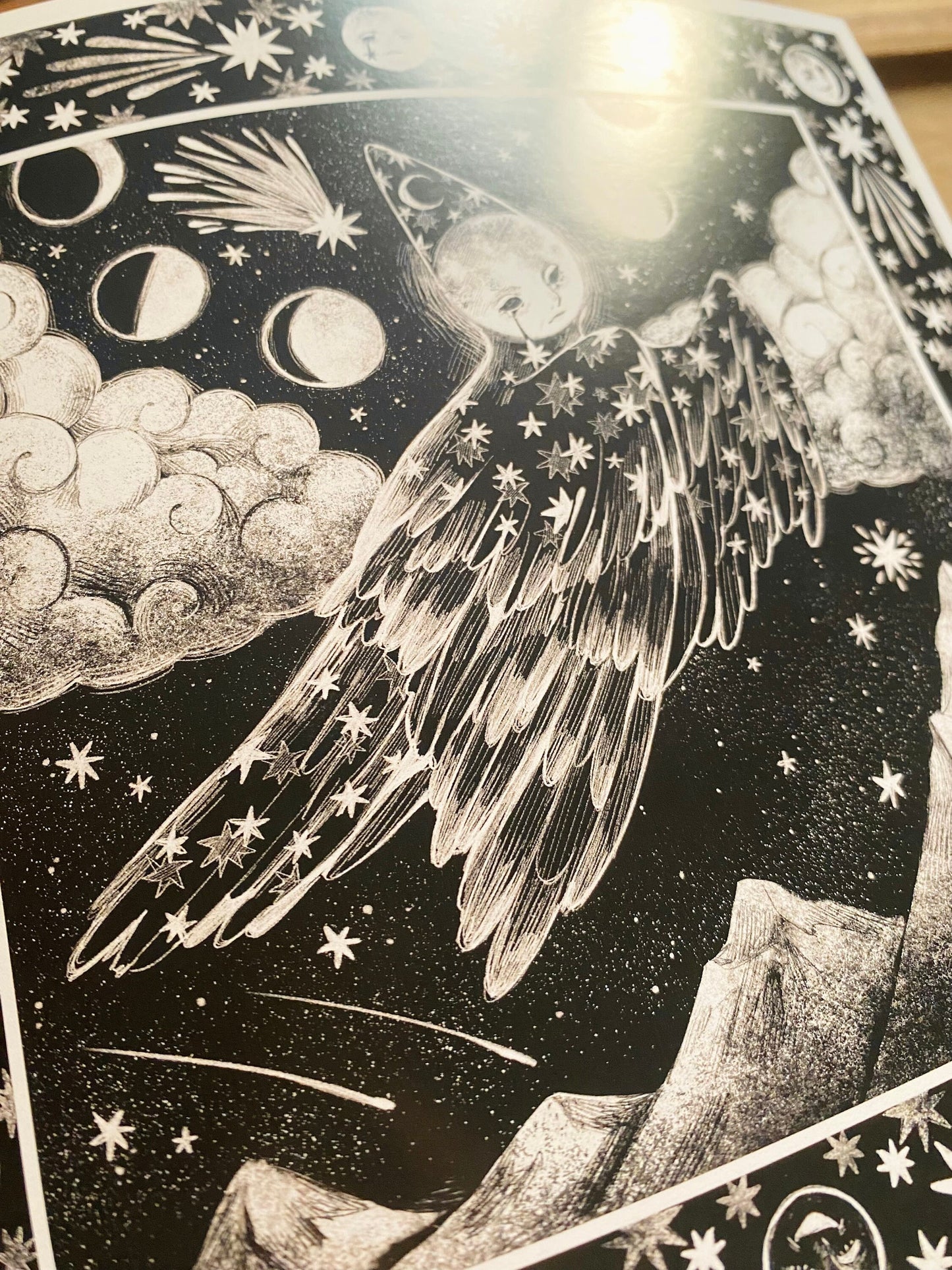 Moon Bird | Square Art Print