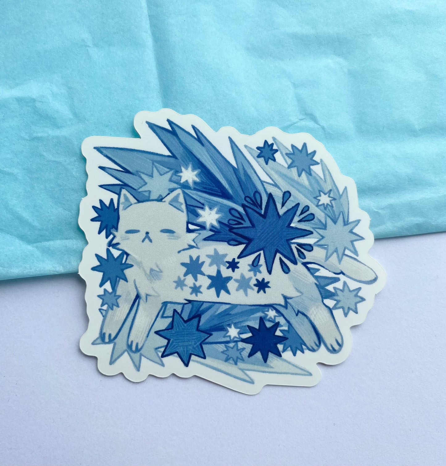 Starry Cat | Vinyl Sticker