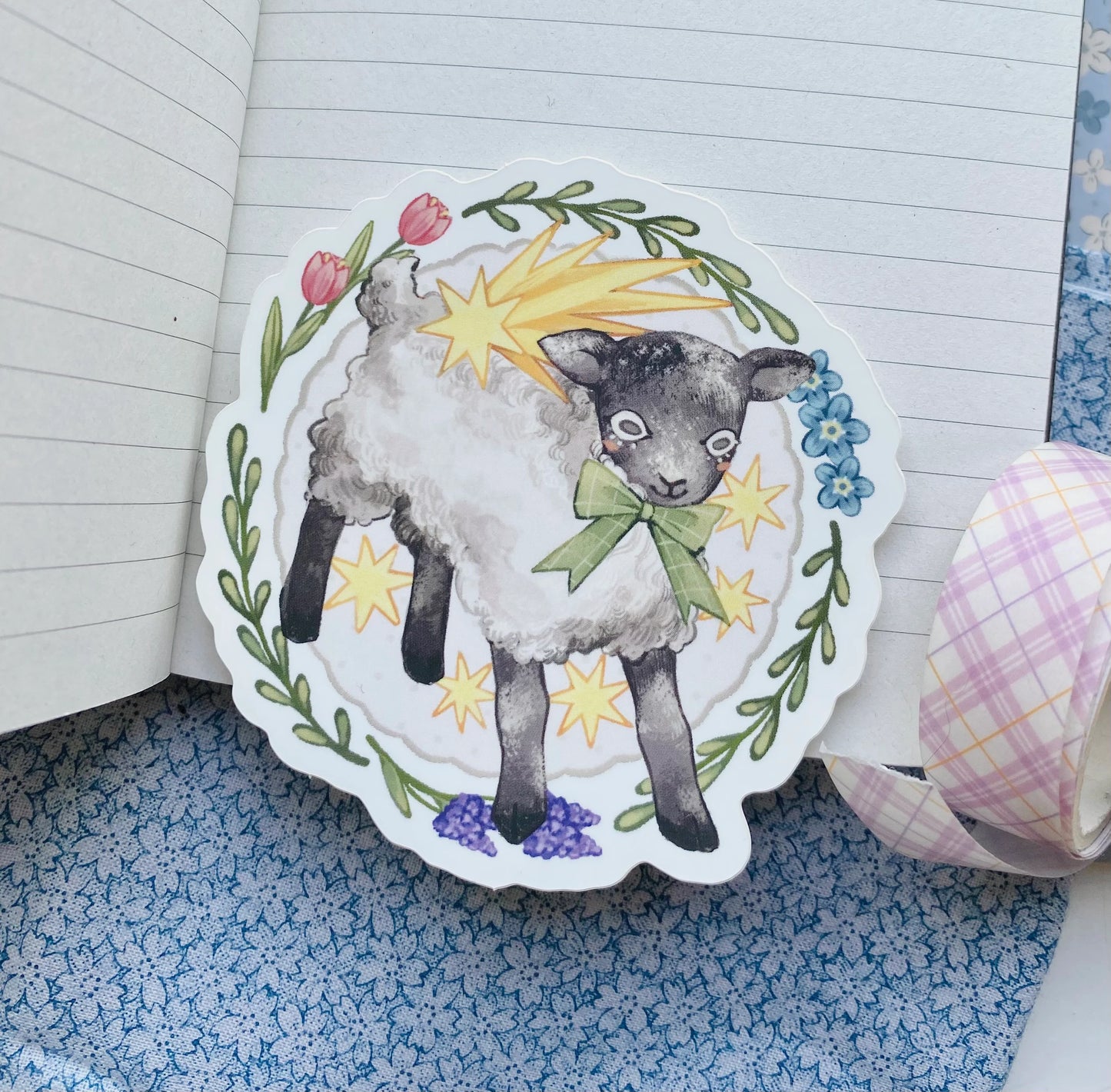 Springtime Lamb | Vinyl Sticker