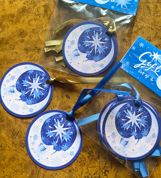Crescent Moon Gift Tags