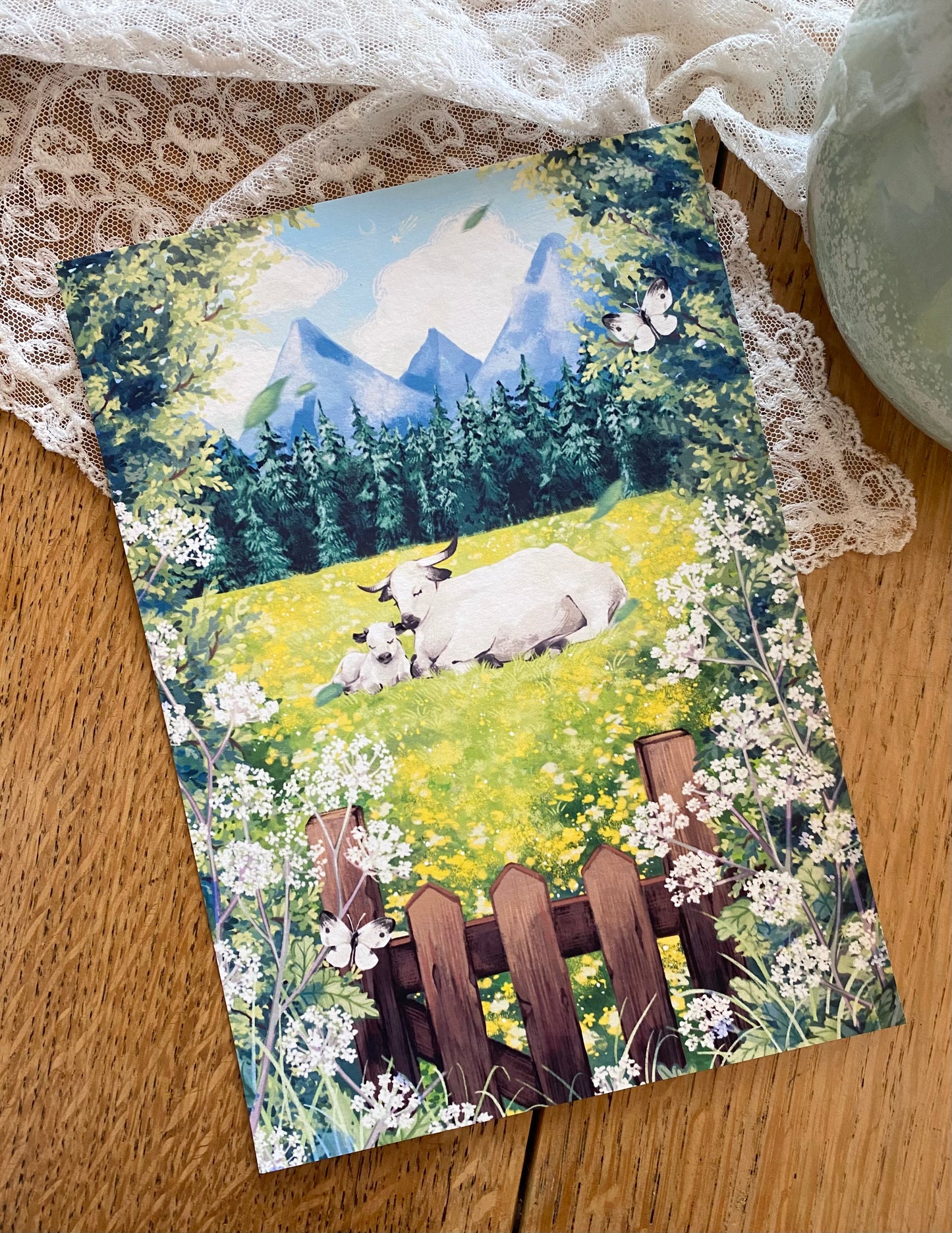 Meadow Dreaming | A5 Art Print