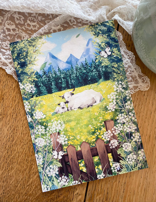 Meadow Dreaming | A5 Art Print
