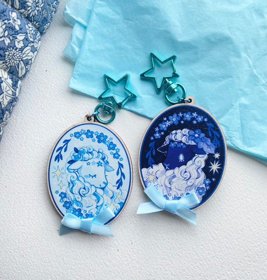 The Lovers | Wooden Keychains